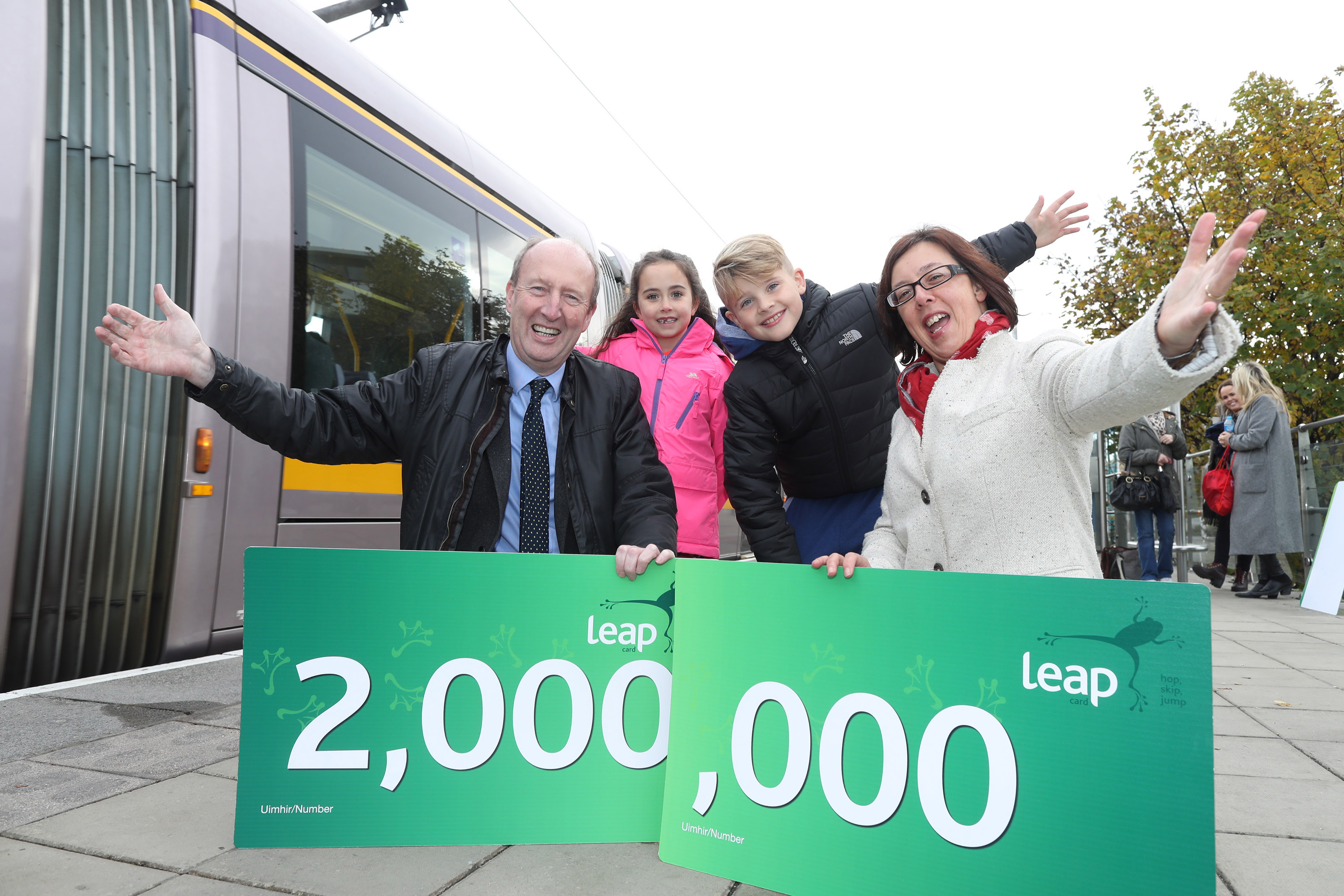 NTA Celebrates Sale Of Two Millionth Leap Card Transport For Ireland