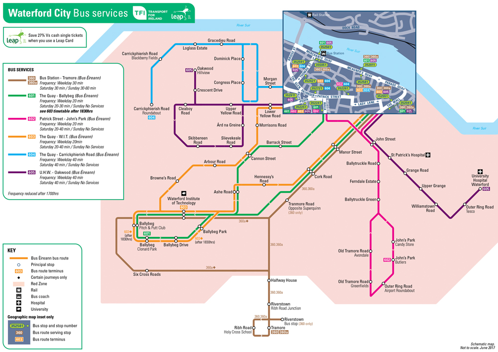 Transport For Ireland - Maps Of Public Transport Services