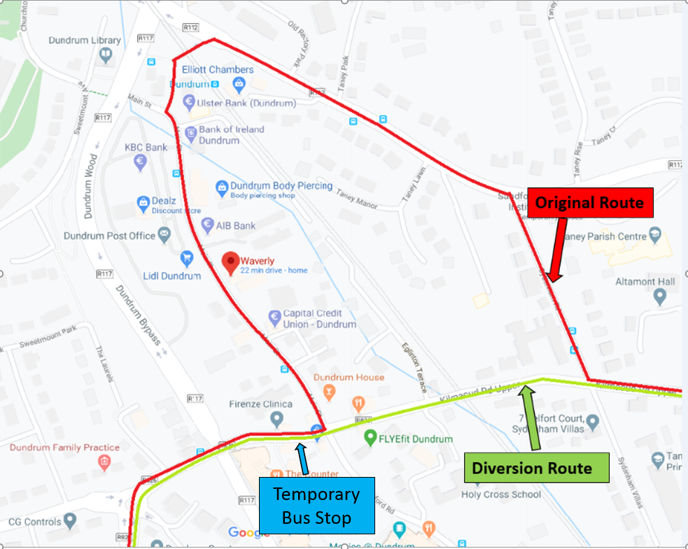 dublin driving test routes