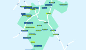 Carlow TFI Local Link Bus Services Map
