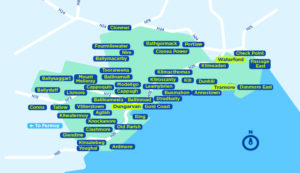 Waterford TFI Local Link Bus Services Map