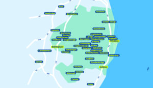 Wicklow TFI Local Link Bus Services Map