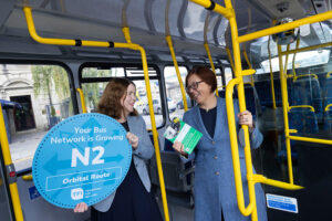 with Dervla McKay, Managing Director of Go-Ahead Ireland and Anne Graham CEO of the NT