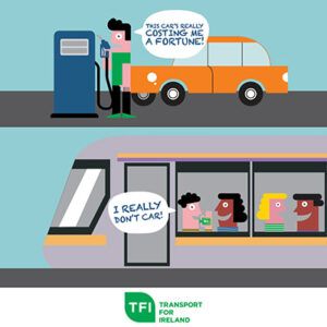 Car Free Day - take the tram - LUAS