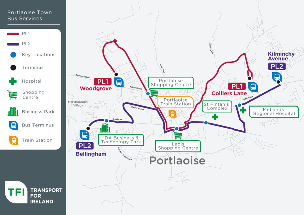 Portlaoise-Map